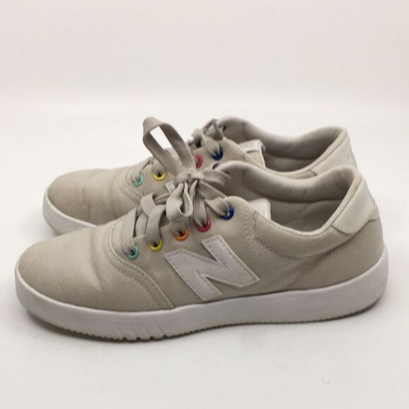 New Balance x Isaac Mizrahi Live Lightweight Tan Canvas Sneakers Women’s 6 1/2 M - Picture 6 of 16